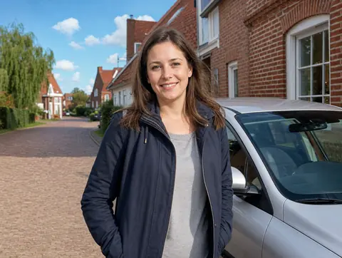 Verkäufer aus Wacken mit dem verkauften Fahrzeug